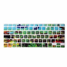 Wholesale Decal Rainbow Silicone US Keyboard Cover Keypad Skin Protector For Apple Mac Macbook Pro 13 15 17 Air 13 Retina 13