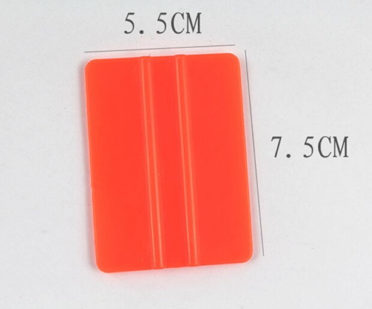 Orange Car Vinyl Film Scraper Plastic Squeegee Tools