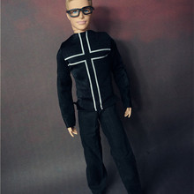 Fashion Children american Girls Gift pullip boy Doll Accessories casual suit set lot clothes For Barbie boyfriend Dolls 1/6 ken