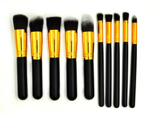 Superior Professional Soft Cosmetic Make up Brush Set Woman s Toiletry Kit 10 Pcs set makeup