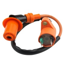 GOOFIT 135 Degree Elbow Performance Ignition Coil for GY6 50cc 60cc 80cc 125cc 150cc ATV Go Kart Moped Scooter H053-007