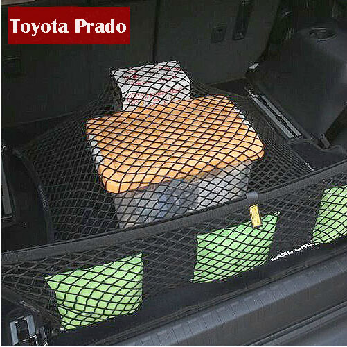 Car Stowing Tidying Mesh String Bag For Toyota Land Cruiser Prado Accessories FJ 150 2700/4000  2010-2014