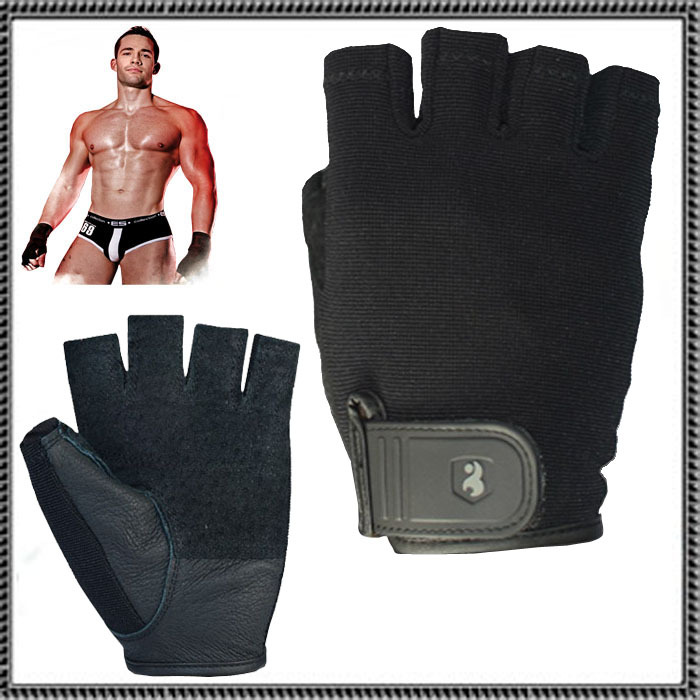 Gym Gloves Fitness Men Leather Crossfit Gloves Sports Bodybuilding And Fitness Workout Exercise Training Gloves M