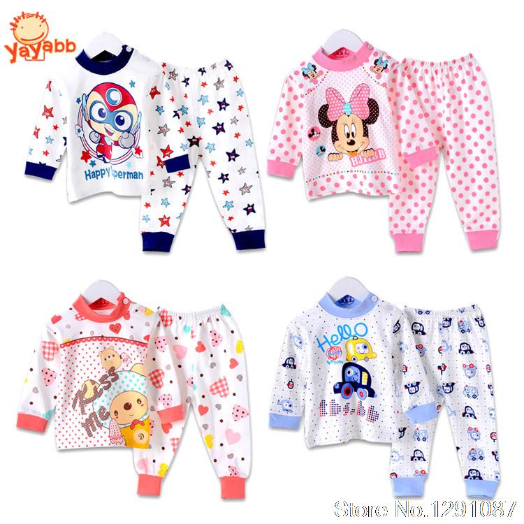 2015 New Kids Christmas Pajamas Baby Clothing And Accessories Boy Pajama Sets Baby Clothes Sets 