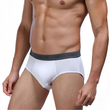 New! Modal L XL 2XL 3XL 4XL men briefs U convex absorbent sexy young male underwear breathable mid-waist big yards panty