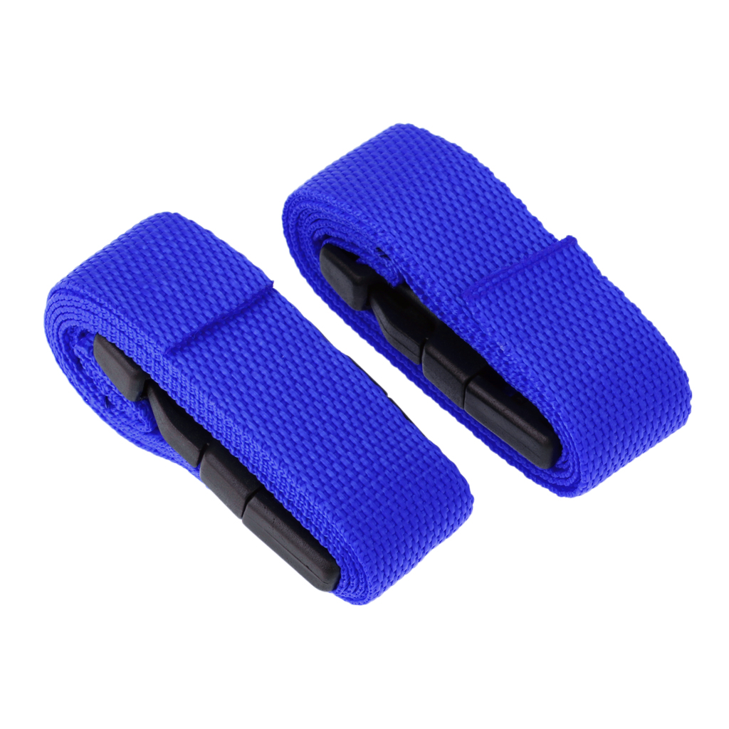 Description Picture 3 of item2pcs 1 Meter Golf Trolley Webbing Straps/Luggage Tie down Straps with Quick Release Buckle for Securing Golf Bag to the Trolley