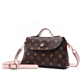 Retro Trendy Print Ladies Handbag Geometric Pattern Small Flap Bag Fashion Casual Shoulder Bag Women Classic