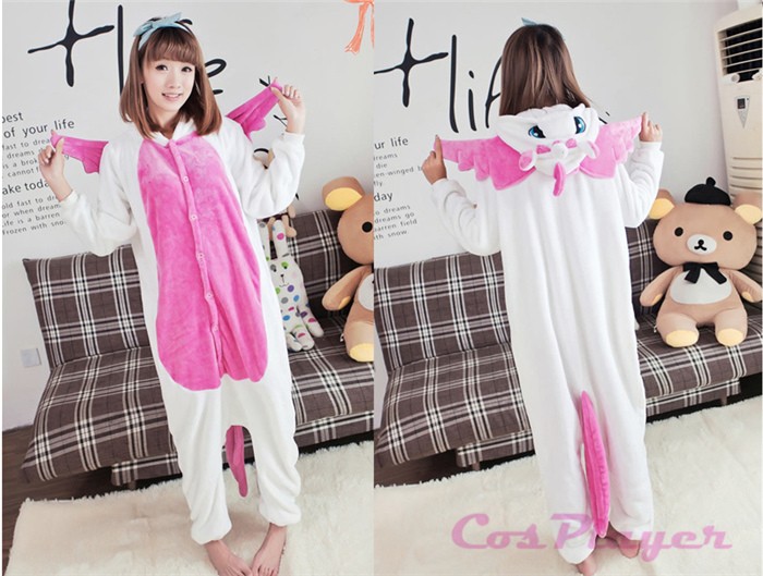 2015-New-Dinosaur-Stitch-Winter-Pajamas-For-Women-Warm-Flannel-Adult-Homewear-Winter-Loungewear-Sleep-Couple (1)