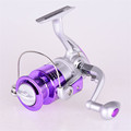 Silver Qurple Spinning Fishing Reel Plastic Wire Cup FA1000 7000 Alloys Casting Reel Spinning Fishing Gear