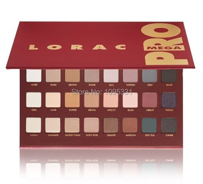 2014 New LORAC MEGA eyeshadow makeup lorac PRO palette 32 color eye shadow palette makeup set