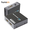 Hunocn HDMI Splitter 1X2 Full HD 3D Video 1X2 Split 1 in 2 Out Amplifier Dual