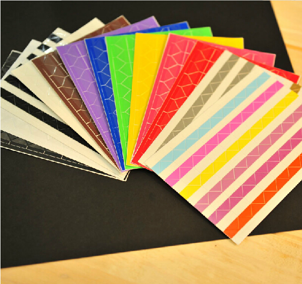 DIY Colorful Corner Paper Stickers for Pictures Photo Albums Frame Home Decoration Scrapbooking 102 pieces Free