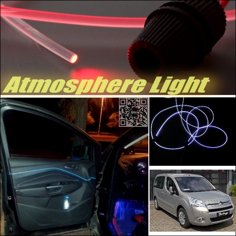 Car Atmosphere Light Fiber Optic Band For Citroen Jumpy Dispatch MK2 Interior Refit No Dizzling Cab Inside DIY Air light