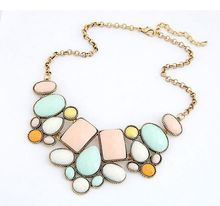 Star Jewelry New 5 Colors VinatgeJewelry Wholesale Gem Choker Charm Statement Retro Necklaces & Pendants Gift