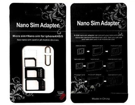 4  1 nano SIM    + - SIM +  - +    Iphone 4 4S / 5/6   