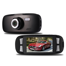 New Style Car Recorder Black G sensor Full HD 1080P Car Dash DVR G1W Capacitor Novatek
