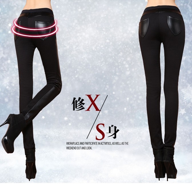 BLACK-SEXY-Fashion-Winter-pants-Woman-Faux-Leather-Trousers-With-Velvet-Thicken-Casual-Legging-Show-Thin (2)