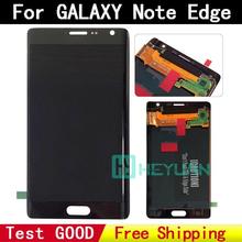 Wholesale Mobile phone spare parts 100% Original New for Samsung Galaxy Note edge n9150 LCD display touch screen Digitizer black