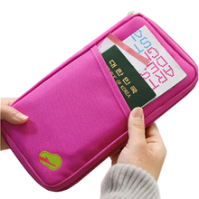 New Brand Portable Travel Passport Credit ID Card Cash Organizer Holder Wallet HandBag Storage Pouch pocket travelus Folder