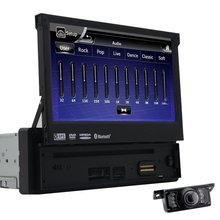 Camera with free shippment/map car dvd gps player 1din universal GPS vedio Multimedia Bluetooth 7inch autoradio 1Din