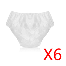 6pcs hot sale Disposable non-woven underwear underwear hotel sauna foot bath beauty travel essential supplies travel underwear