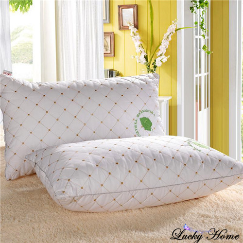 Home textile white pillow 100% cotton pillows for neck health 48*74cm sleeping pillows super soft neck pillow adult rectangle