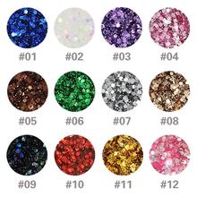 12 Colors Optional 1PCS retail Hot Sale Nail UV Gel Color For Nail Art Decoration Sequin