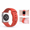 HQ Sport Rubber watchband With Adapter Colorful Silicone Wrist Bracelet For Iwatch Series 1 2 Apple