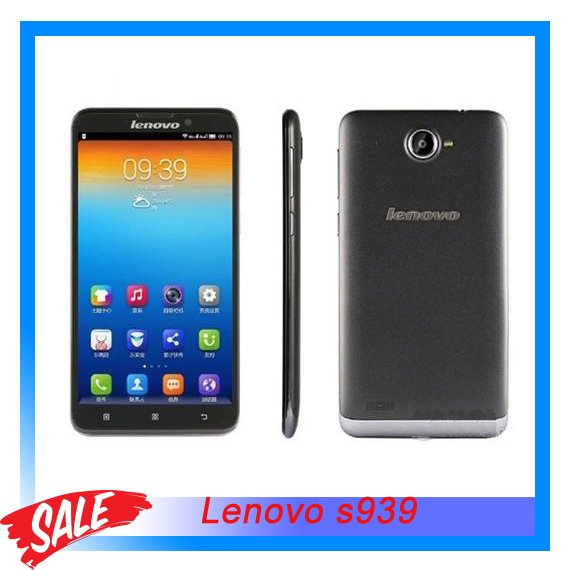 Original Lenovo S939 6 0 3G Android 4 2 2 Phablet MTK6592 1 7GHz Octa Core