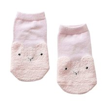 Baby Socks Newborn Cotton Pattern Bear Anti-slip Knee Socks Thick Socks