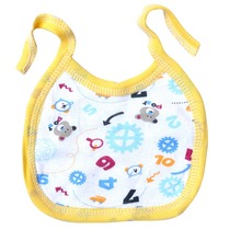 1 pc Manufacturers wholesale cotton double side use newborn boy girl 0-1 years old baby bibs three layer slobber pokect towel