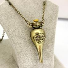 free shipping Hot Sale Harry Felix Felicis Potion bottle necklace Movie Jewelry Fashion Jewelry