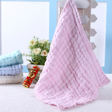 6 Layers Baby Face Towel Handkerchief Gauze Cotton Square Bibs Newborn Children Feeding Burp Cloth Toddler Kids Bath Towel