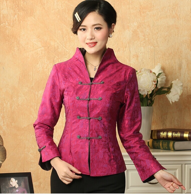Traditional Red Chinese Women's Silk Waistcoat Vests Coat Tops Sz M L XL 2XL 3XL 