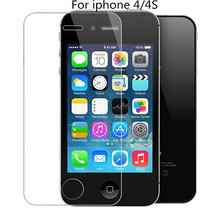 0.3mm 9H 2.5D Premium Tempered Glass For Apple iphone 4 4S Screen Protector Toughened Protective Film With Retail Package