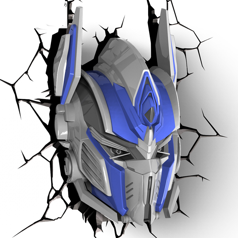 Transformers 4 Optimus Prime Bumblebee 3D creative wall lamp led