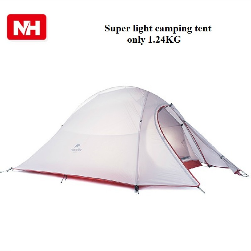 Naturehike Good quality double layer 2 person outdoor camping tent ultralight tourist tent sun shelter gazebo tent for camping