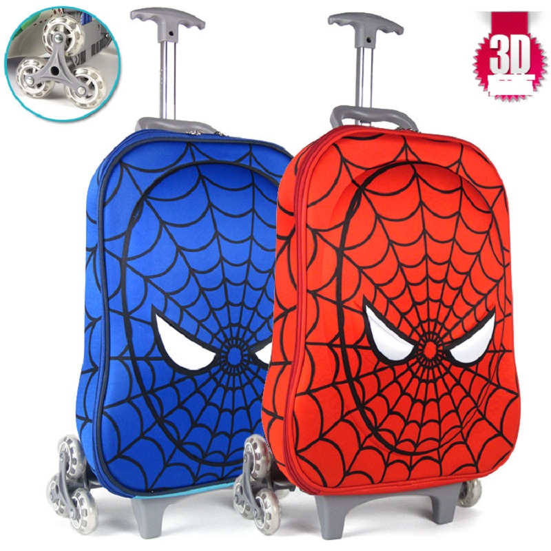 spiderman carry on luggage