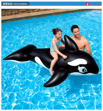 Black Whale PVC Fashion Kids Baby Inflatable Swimming Pool Child Swim Ring Seat Float Boat Water Accessory S1027