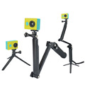 3 Way Grip Monopod Extension Arm Mini Tripod Mount for Xiaomi Yi Gopro Hero 4 3