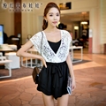 dabuwawa 2016 overalls summer slim fashion sexy casual two piece set wide leg jumpsuits women
