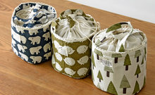 New Printing Cotton Beam Port Portable Cooler Bag Lunch Bags Sweet Tote Bags Picnic Bag Organizer