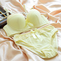 Girls underwear teenage cotton bra set Small Young Girl Training Bra shorts Children Bra sets Girls