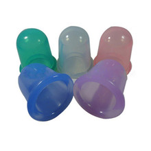 1Pcs Hot Health care small body cups anti cellulite vacuum silicone massage cupping cups