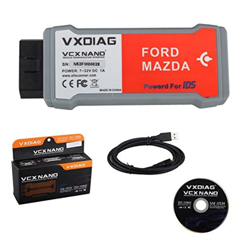 Vxdiag VCX NANO   / Mazda 2  1  IDS V97  ,  VCM II      