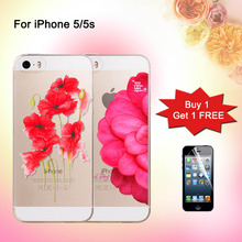New Arrival Hot Soft TPU Phone Skin For Apple iPhone 5 5S Case Transparent Clear Back