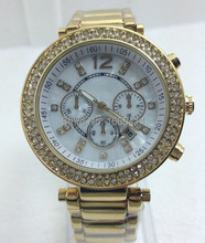 2015 Hot Sales New Fashion Watch Women Kors Luxury Brand Alloy Digital Quartz Watches Men Female