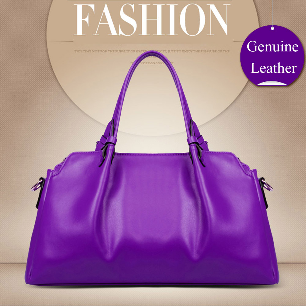 2016 Genuine Leather Bag High-end Women Handbag Casual Shoulder Bags Fashion Ladies Messenger Bags Crossbody Tote