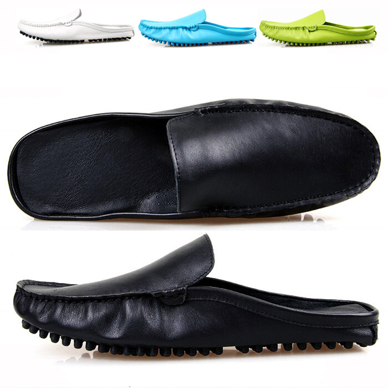 slip on open back shoes