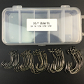 50 Pcs Box High Carbon Steel Overturned Fishhook 2 1 1 0 2 0 3 0